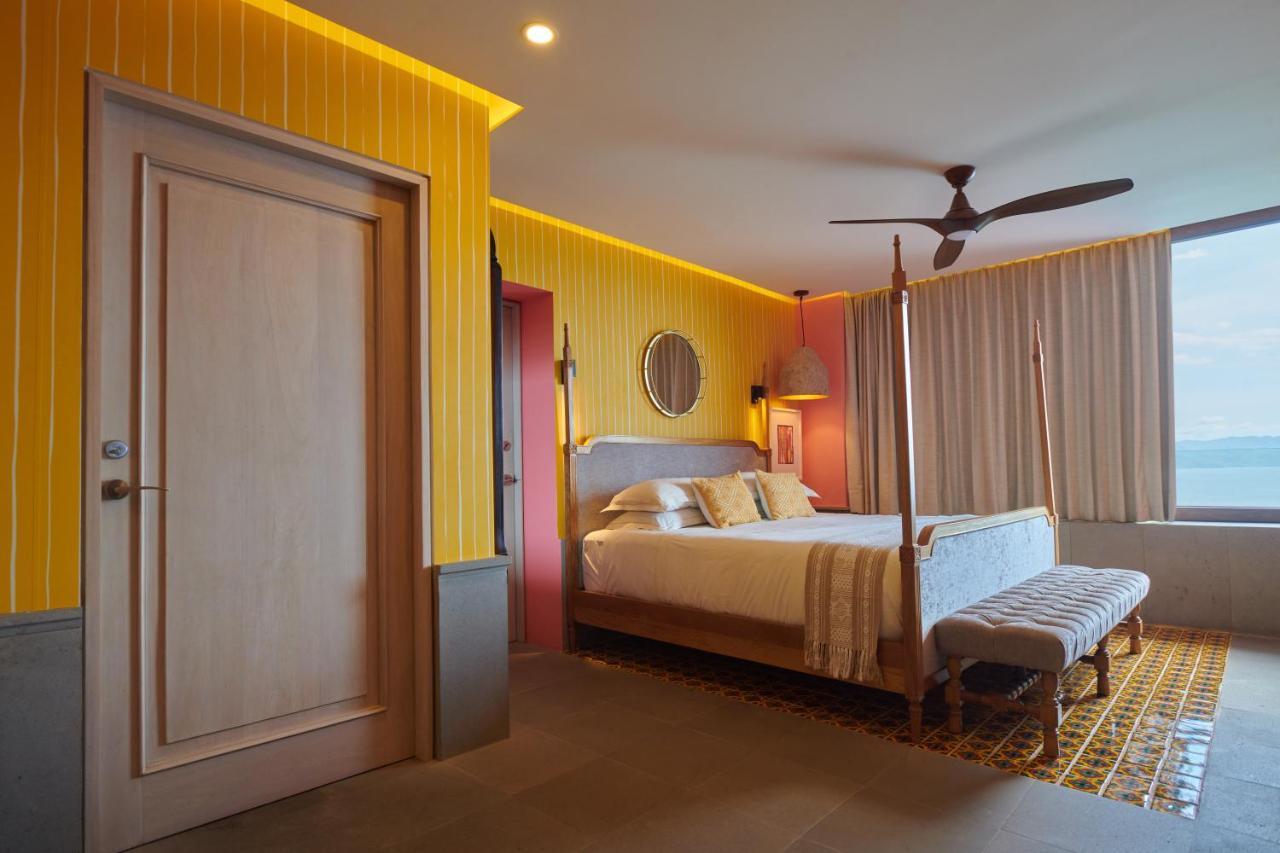 Hotel Luxury Patio Azul (Adults Only) Puerto Vallarta Bagian luar foto A bedroom at the hotel