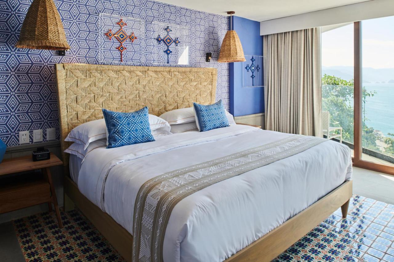 Hotel Luxury Patio Azul (Adults Only) Puerto Vallarta Bagian luar foto Deluxe Ocean View Room